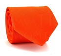 Uni Krawatte Orange MicroTwill
