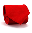 Rote Einfarbige Krawatte aus MicroTwill in Rot