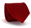 Rote Twill-Horizontal-Krawatte in Rot