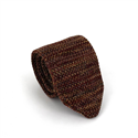Multicolor melierte Strickkrawatte
