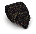 Multicolor melierte Strickkrawatte