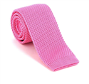 Uni Strick Krawatte Rosa