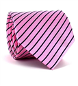 Krawatte mit rosa Streifen