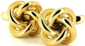 Goldene Manschettenknöpfe mit 4 Knoten II