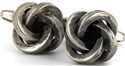 Ärmelknöpfe 4 Metallknoten