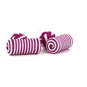 Barrel Manschettenknöpfe in Fuchsia und Weiß
