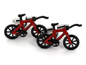 Rote Fahrrad Manschettenknöpfe