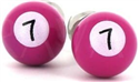 Billardkugel Manschettenknöpfe Pink 7