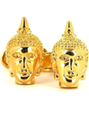 Goldene Buddha Manschettenknöpfe
