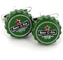 Bierdeckel Manschettenknöpfe