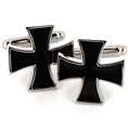 Schwarzes Kreuz Manschettenknöpfe