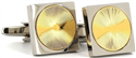 Goldene Quadratische Manschettenknöpfe II