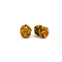 Kugel Doppelärmelknöpfe Gelb, Bronze und Ocker