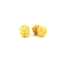 Doppelkugel Gold Manschettenknöpfe