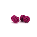 Doppelkugel Manschettenknöpfe in Fuchsia