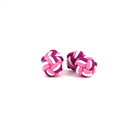 Kugel Doppelärmelknöpfe in Fuchsia, Rosa und Weiß
