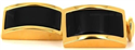 Goldene und schwarze Manschettenknöpfe VI