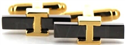 Goldene und schwarze Manschettenknöpfe VII