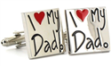 Ärmelknöpfe Ich Liebe Mein Vater