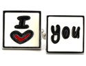 Ärmelknöpfe Ich liebe dich