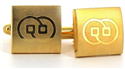 Goldene Laser-Manschettenknöpfe