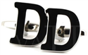 Initialen Manschettenknöpfe D