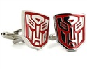 Rote Autobots Transformers Manschettenknöpfe in Rot