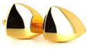 Goldene Dreiecksärmelknöpfe