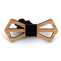 Holz und Leder Hohlbambus Fliege