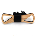 Holz und Leder Hohlbambusbutterfly