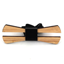 Holz und Leder Hohlbambusbutterfly