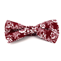 Fliege Bordeaux Blumen