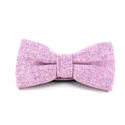 Einstecktuch aus rosa glatter Wolle