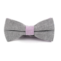 Uni Oxford Fliege Grau und Lila