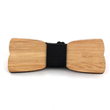 Holzfliege aus Bambus und Leder