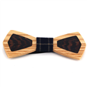 Holz Fliege Zweifarbig
