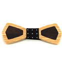 Holz Fliege Zweifarbig