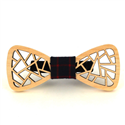 Holzfliege mit Hohlraum und Designs
