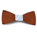 Holz Fliege Einfarbig