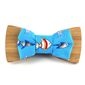Holz Fliege Stoff Fische