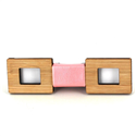 Kinder Fliege aus quadratischem Bambus Hollow Square