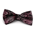 XL Paisley Fliege Rot Bordeaux