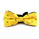 Gelber Hundebowtie