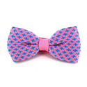 Fliege mit Lilienmuster in Rosa und Blau