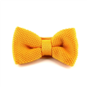 Goldene einfarbige Strickfliege