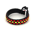 Armband Spanische Flagge aus Leder