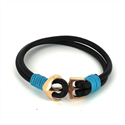 Armband aus Leder mit Anker