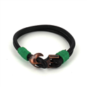 Armband aus Leder mit Anker