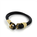Armband aus Leder mit Anker