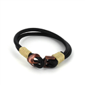Armband aus Leder mit Anker